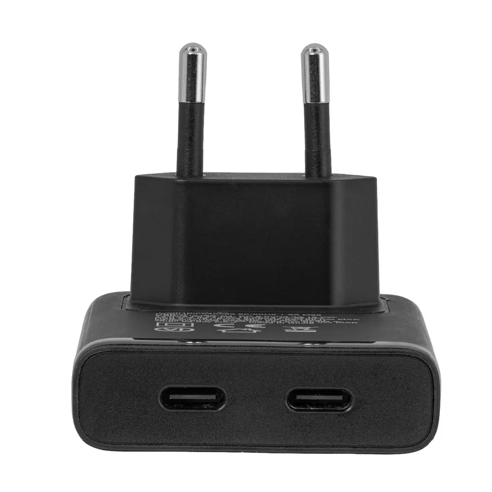 Club3D cestovní nabíječka 65W GAN Technologie, 2 porty (2xUSB-C), PPS, PD 3.1