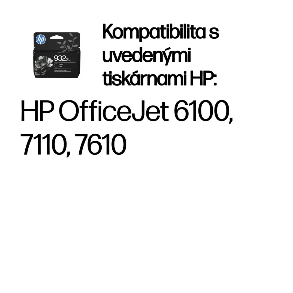 HP CN053AE originální náplň černá č.932XL velká (cca 1000 stran, black, pro OJ 6700, OJ 7610, 7612)