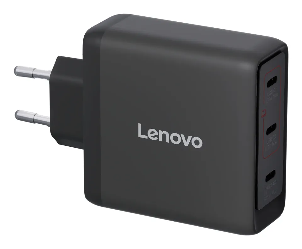 Lenovo CONS Multi-port USB-C 100W GaN Charger = napájecí adaptér s 3x UBS-C v č