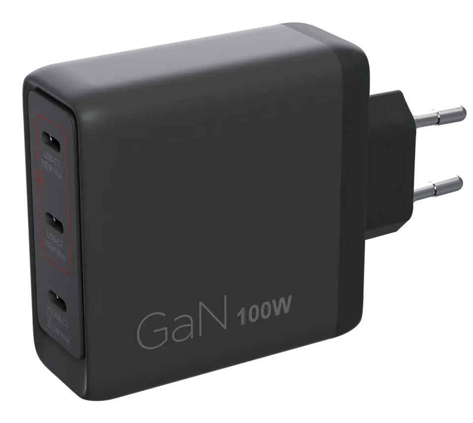 Lenovo CONS Multi-port USB-C 100W GaN Charger = napájecí adaptér s 3x UBS-C v č