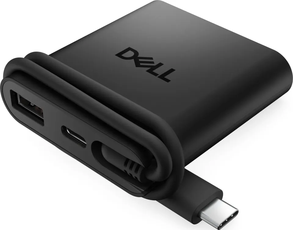 DELL Pro Travel Hub DA225/ dokovací stanice/ 2x USB-C/ USB/ HDMI