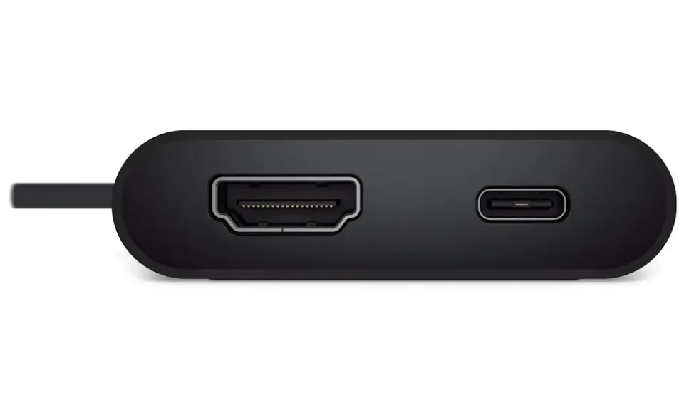 DELL Pro Travel Hub DA225/ dokovací stanice/ 2x USB-C/ USB/ HDMI