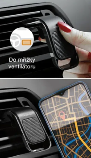 ALIGATOR Magnetický držák do auta HA15 Carbon, univerzální