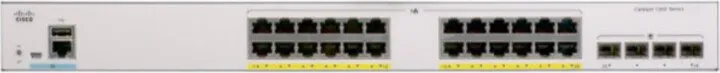 Cisco CBS250 Smart 24-port GE, PoE, 4x1G SFP