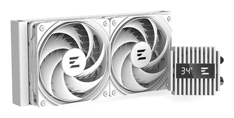 Zalman vodní chladič ALPHA2 A24 White / 2 x 120 mm / PWM / ARGB / bílý