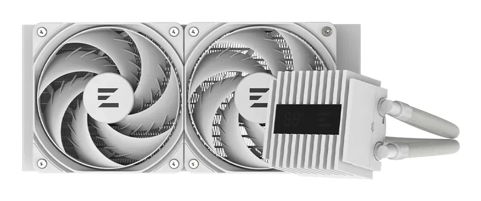 Zalman vodní chladič ALPHA2 A24 White / 2 x 120 mm / PWM / ARGB / bílý