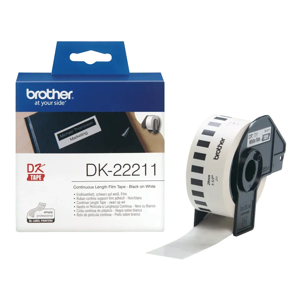 Brother - DK-22211 (bílá filmová role 29mm x 15,24m)
