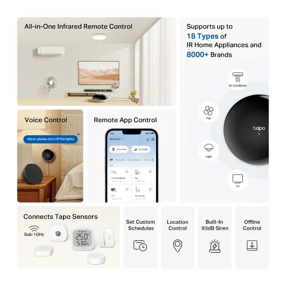 TP-Link Tapo H110 chytrý infračervený a IoT hub