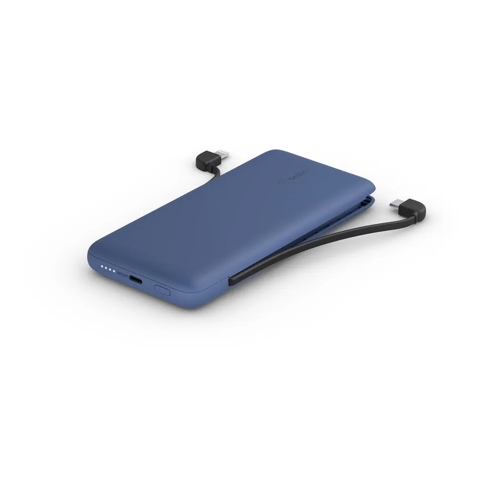 Belkin BOOST CHARGE USB-C Power Delivery PowerBanka, 10000mAh, s integrovanými k (BPB006btBLU)
