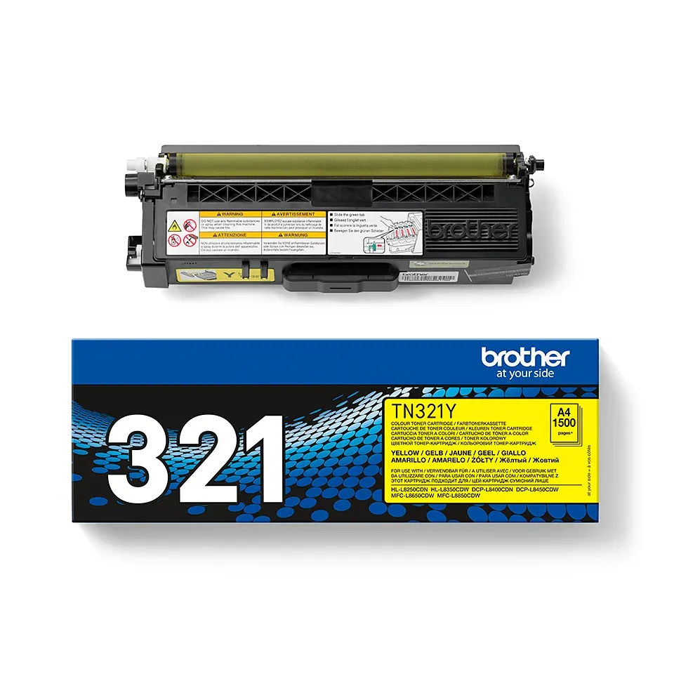 Brother - TN-321Y, toner yellow (až 1 500 stran)
