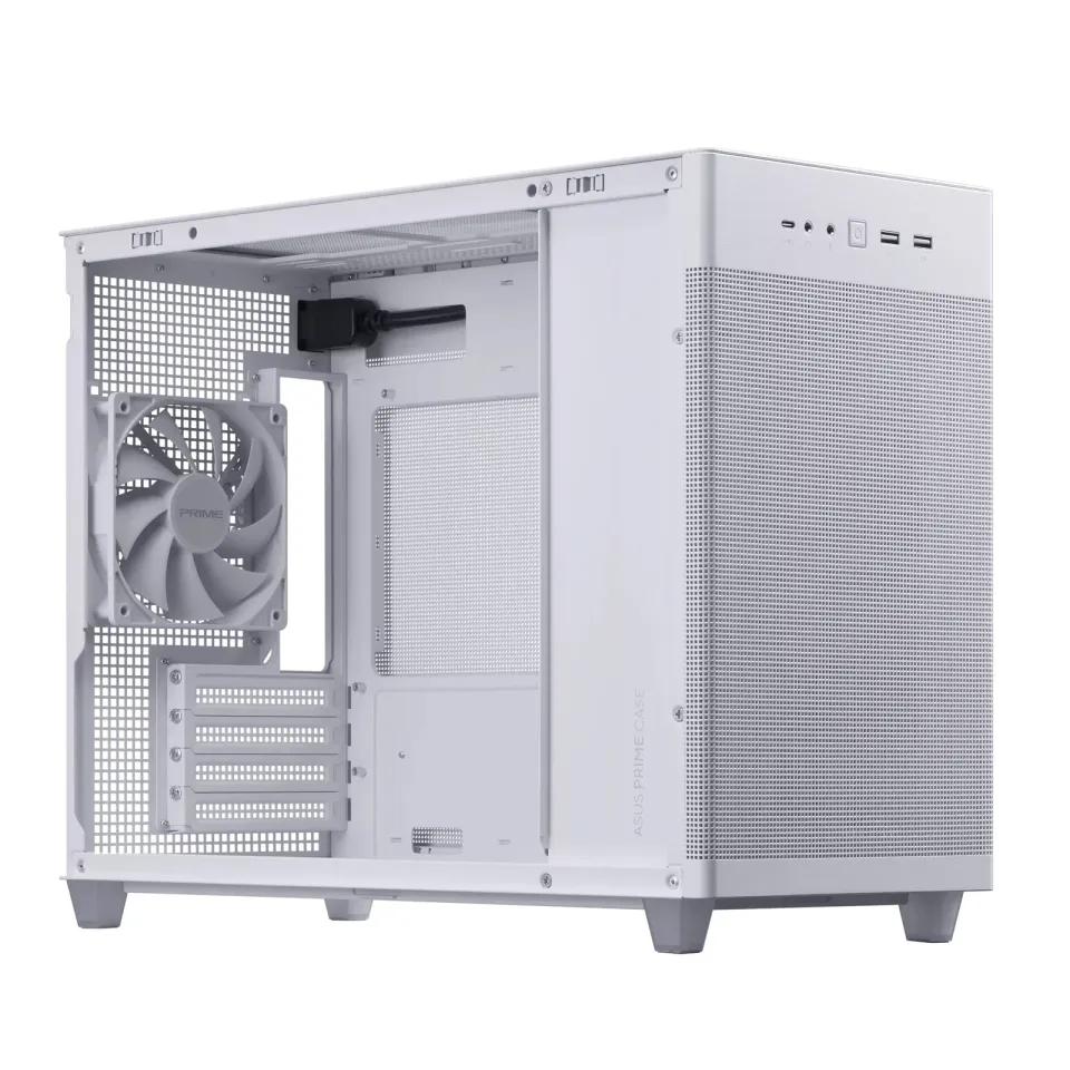 ASUS case AP201 PRIME CASE WHITE EDITION, Mini Tower, bílá