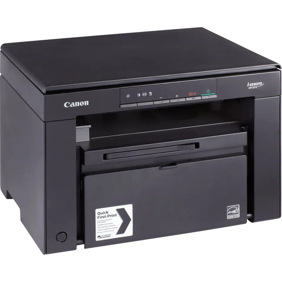 Canon i-SENSYS MF3010 – compact A4 mono laser multifunction 3-in-1, 18 ppm, colour scanner, USB