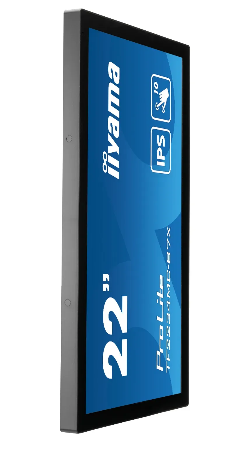 22" iiyama TF2234MC-B7X: IPS, FullHD, capacitive, 10P, 350cd/m2, VGA, DP, HDMI, IP65, černý