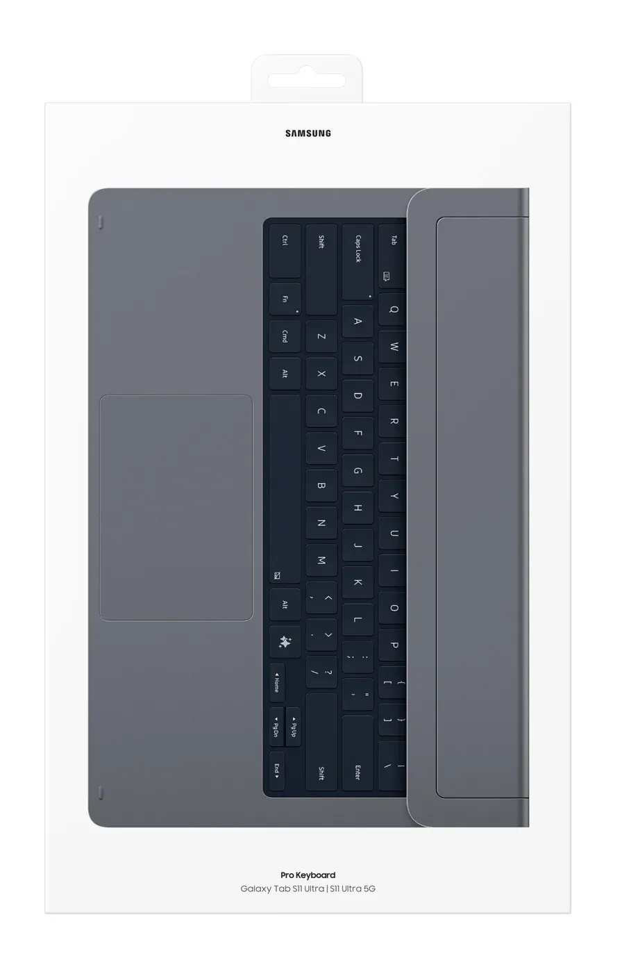Samsung Ochranný kryt+klávesnice touchpad PRO Tab S11 Ultra Gray