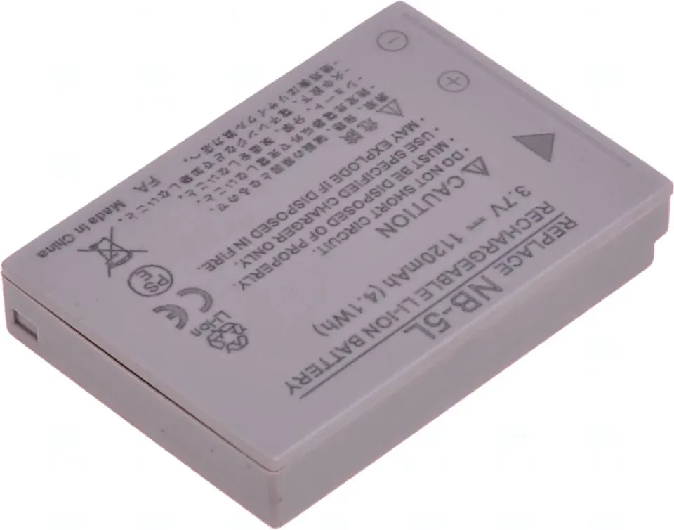 Baterie T6 Power pro Canon NB-5L, 1100mAh, 4,1Wh