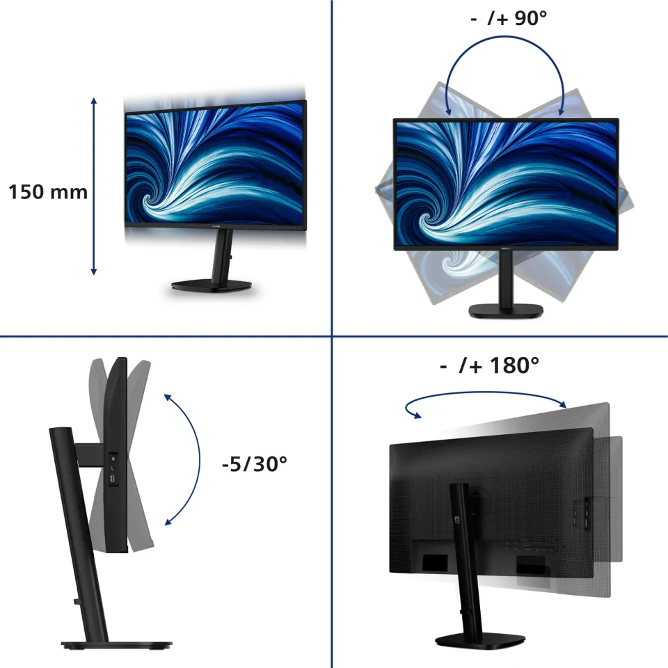 Philips LCD 27B2N3200J 27" IPS/1920x1080@120Hz/4ms/350cd/HDMI/DP/4xUSB/Repro/Piv