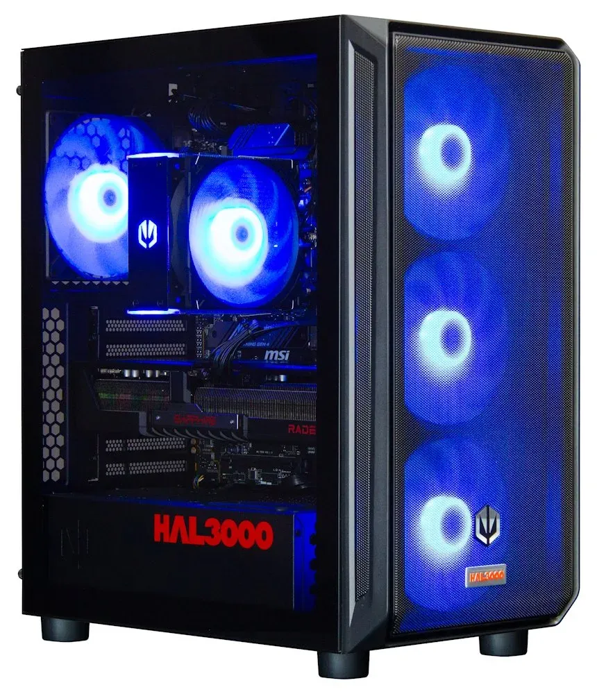 HAL3000 Alfa Gamer XT / AMD Ryzen 5 7600/ 32GB DDR5/ RX 9070 XT/ 2TB PCIe4 SSD/ WiFi/ W11