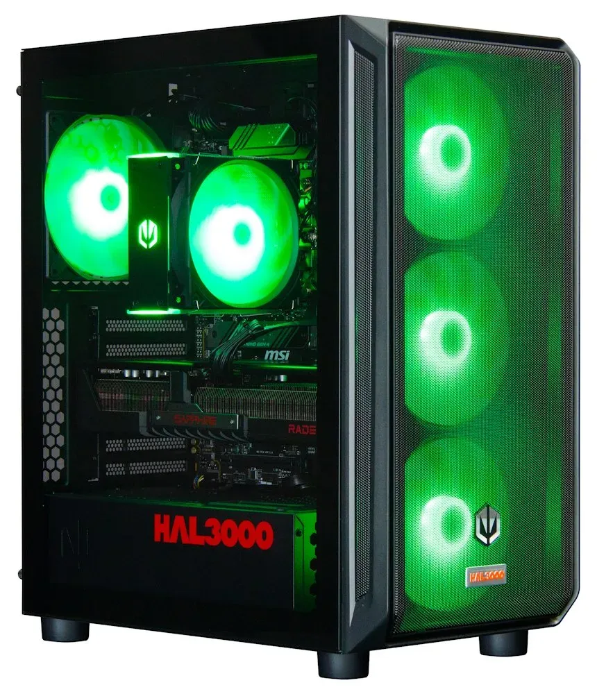 HAL3000 Alfa Gamer XT / AMD Ryzen 5 7600/ 32GB DDR5/ RX 9070 XT/ 2TB PCIe4 SSD/ WiFi/ W11