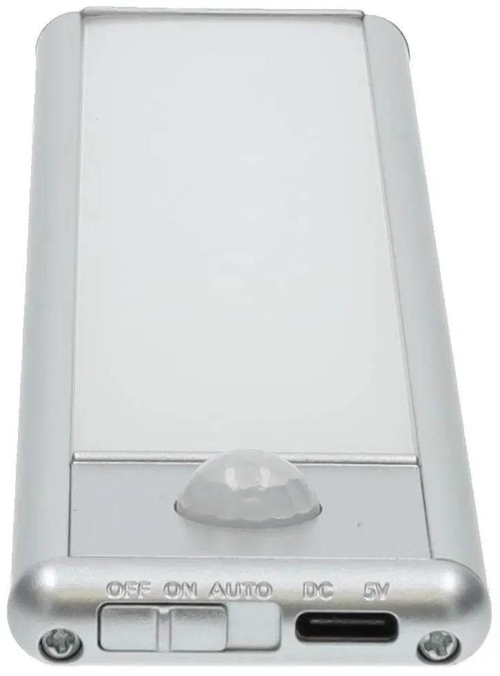 NEDIS skříňové světlo/ 3000 K/ 110 lm/ světelný senzor/ provozní doba 10 h/ napájení z baterie/ 5 V DC/ USB-C/ kabel 30