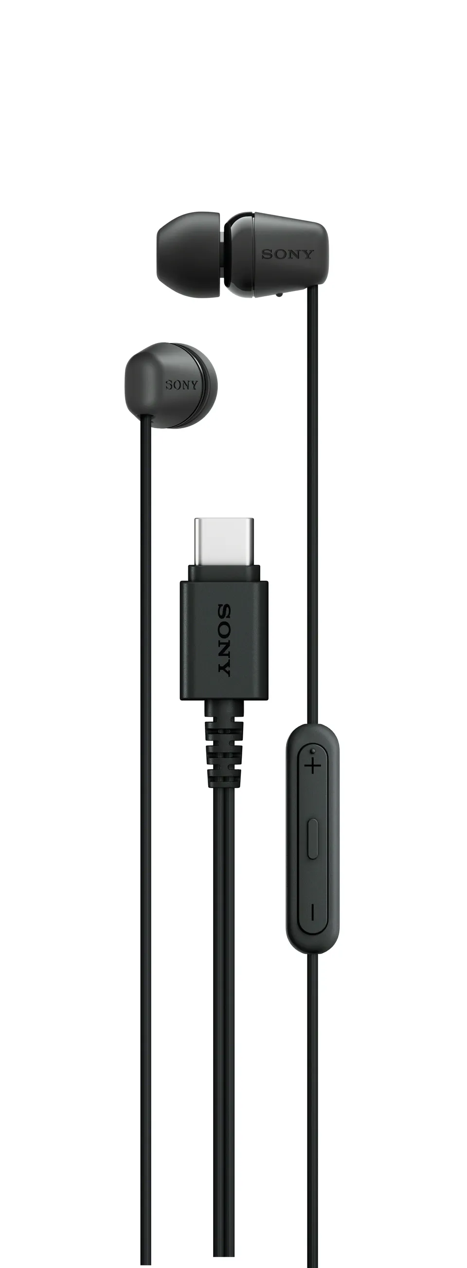 SONY MDR-EX15C - Sluchátka do uší - černá, USB-C