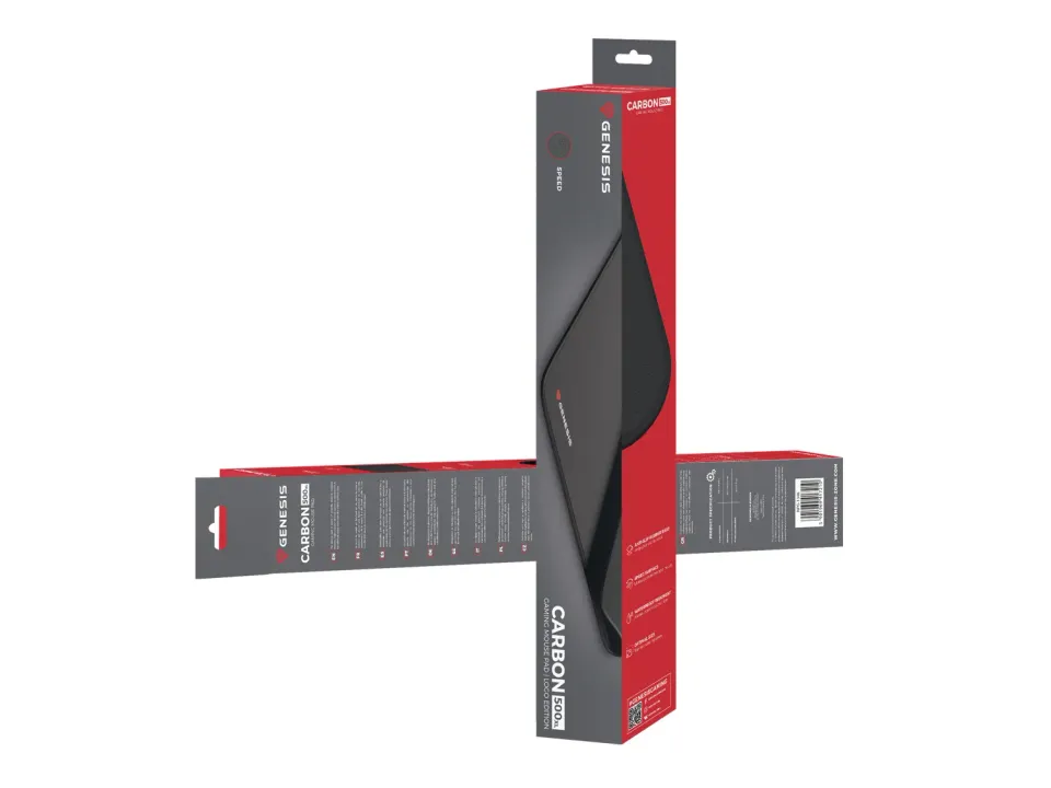 Herní podložka pod myš Genesis CARBON 700 Cordura XL, 45x40cm, černá