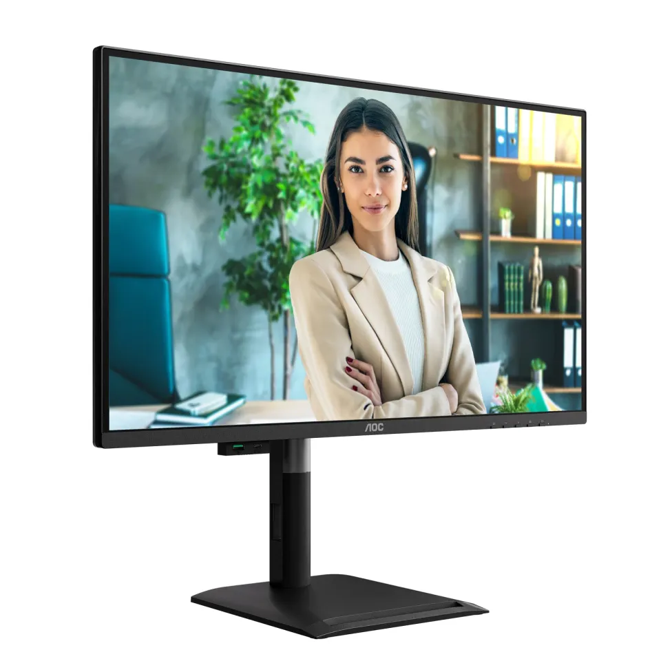 AOC LCD Q27P4CV 27" IPS/2560x1440@120Hz/4ms/350cd/HDMI/DP/4xUSB/USB-C dock/RJ45/
