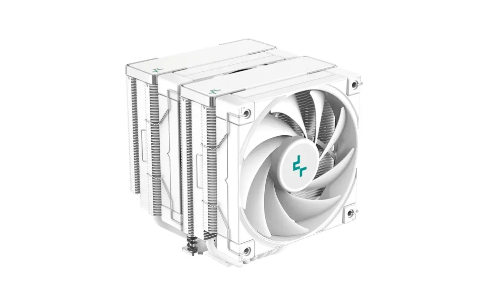 DEEPCOOL chladič AK620 / 2x120mm fan / 6x heatpipes / pro Intel i AMD / bílý