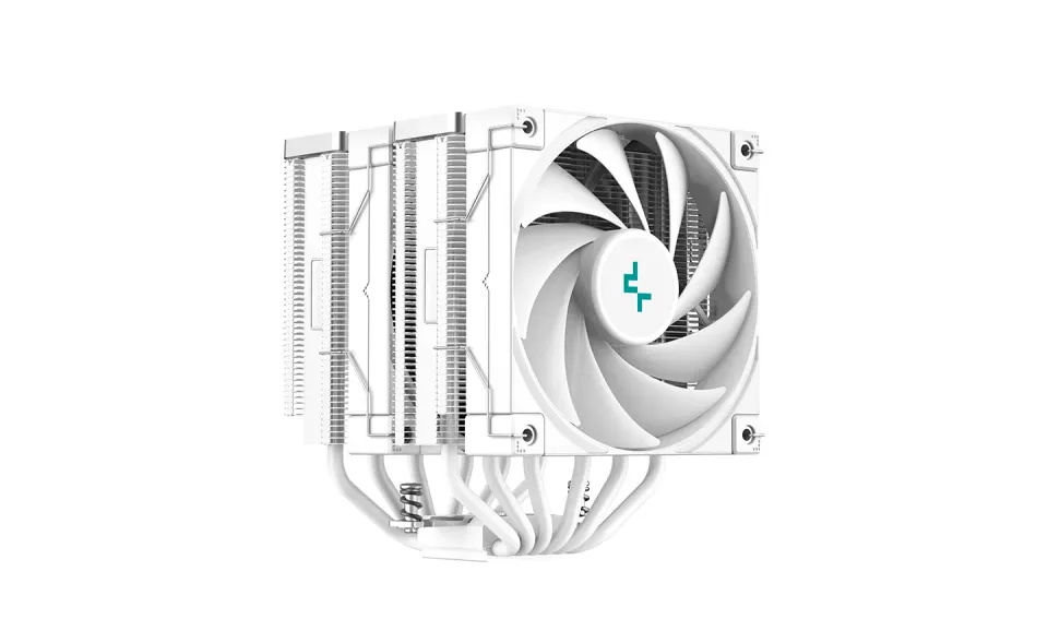 DEEPCOOL chladič AK620 / 2x120mm fan / 6x heatpipes / pro Intel i AMD / bílý