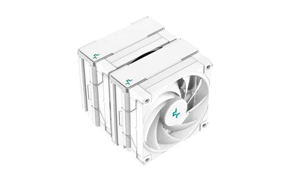 DEEPCOOL chladič AK620 / 2x120mm fan / 6x heatpipes / pro Intel i AMD / bílý