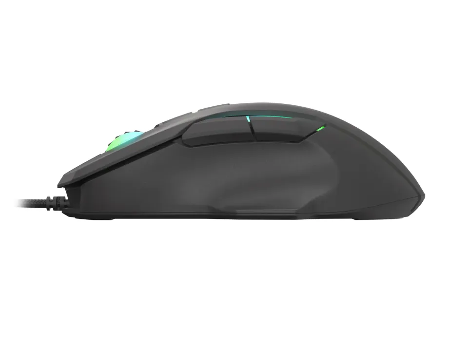 Genesis herní optická myš XENON 220 G2/RGB/Herní/Optická/Pro praváky/12 400 DPI/Drátová USB/Černá