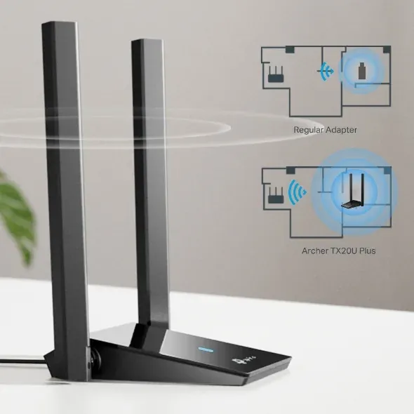 TP-Link Archer TX20U Plus - AX1800 Wi-Fi 6 USB adaptér