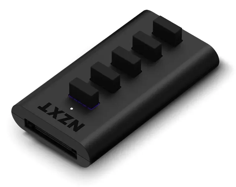 NZXT AC-IUSBH-M3 USB Expansion rozšiřující karta 4x USB 2.0 interní, 1x USB 2.0 externí, uzavřené magnetické tělo