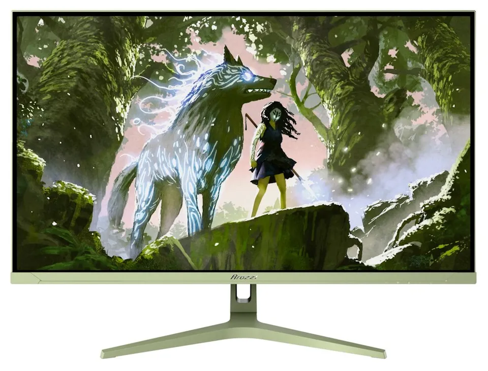 AROZZI NOVA herní monitor 32" 32T2K180 Forest Green/ LED/ 2560x1440/ 180Hz/ IPS/ 1000:1/ 1ms/ 2xHDMI/ DP/ mechově zelený
