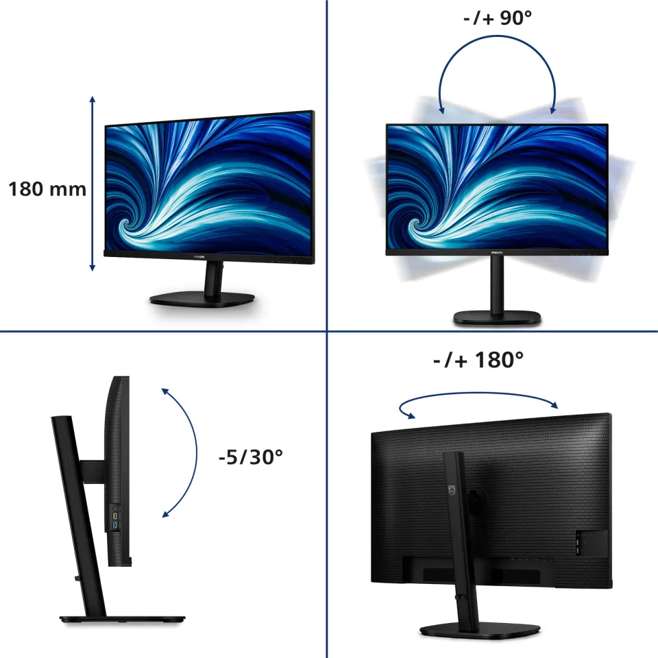 Philips LCD 32B2U3601 31,5" IPS/2560x1440@100Hz/4ms/350cd/HDMI/DP/4xUSB/USB-C/RJ