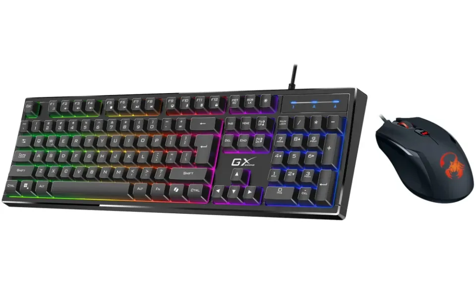 Genius GX GAMING Scorpion KM-GX6, Set klávesnice a myši, drátový, CZ+SK layout,