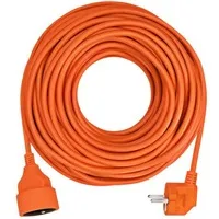 Solight prodlužovací přívod - spojka, 1 zásuvka, 30 m, 3 x 1,5mm2, oranžová