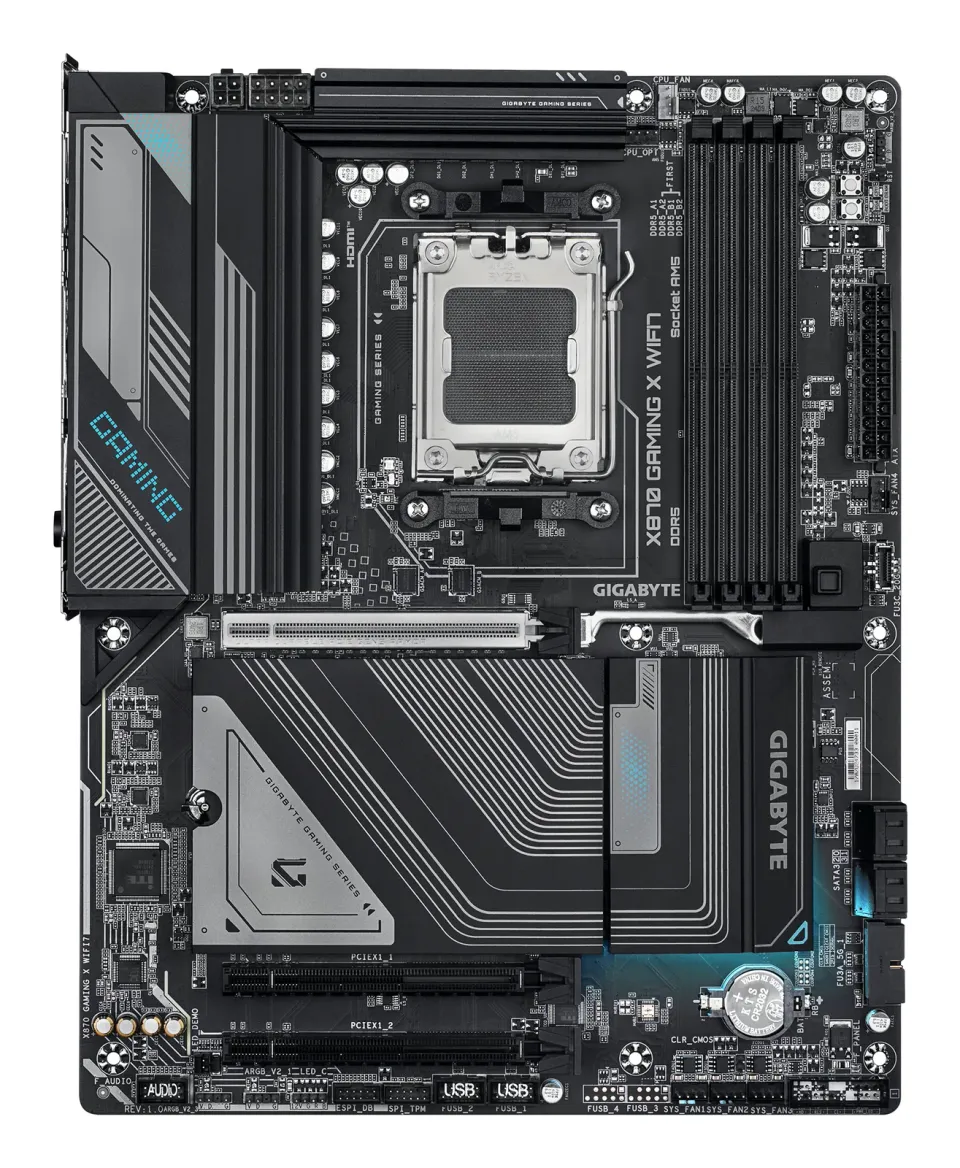 GIGABYTE MB Sc AM5 X870 GAMING X WIFI7, AMD X870, 4xDDR5, 1xHDMI, 2xUSB4, WiFi