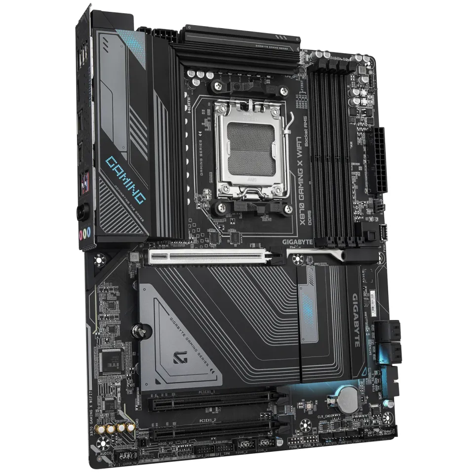 GIGABYTE MB Sc AM5 X870 GAMING X WIFI7, AMD X870, 4xDDR5, 1xHDMI, 2xUSB4, WiFi