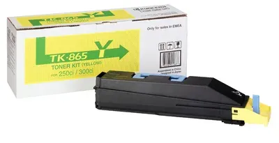 Kyocera toner TK-865Y/ TASKalfa 250ci/ 12 000 stran/ Žlutý