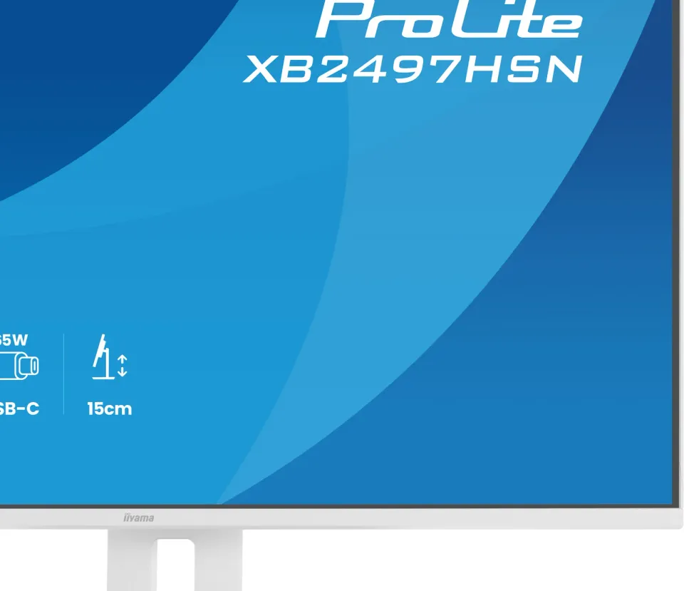 24" iiyama XB2497HSN-W1:IPS,FHD,USB-C,RJ45,HAS