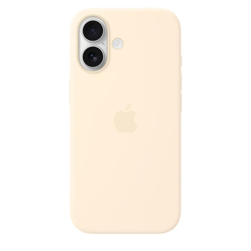 iPhone 17 Silicone Case with MS – Vanilla / SK