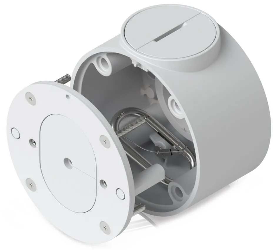 Ubiquiti UniFi Camera Compact Junction Box W - Instalační krabice na strop/zeď/sloup pro kamery UniFi Dome/Turret, bílá