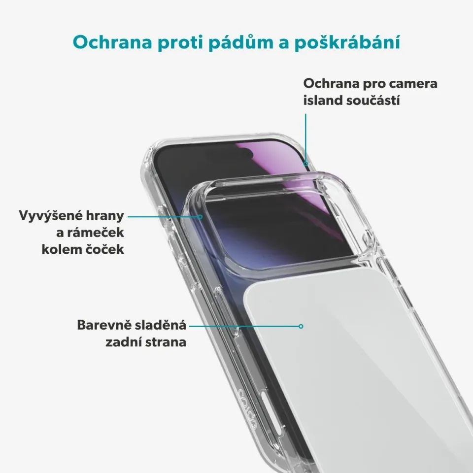 Epico Tile Mag+ Case iPhone 17 Pro/18 Pro šedá