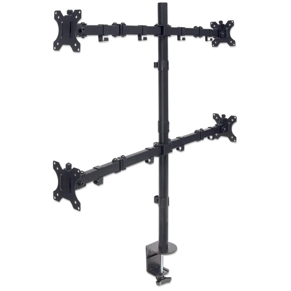 MANHATTAN Stolní držák (univerzální) pro 4 Monitory LCD, 13” až 32”, 8kg