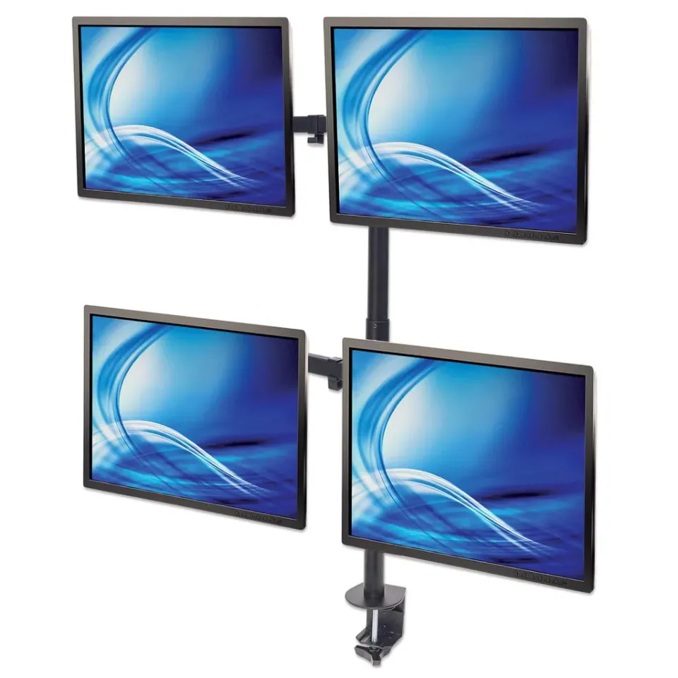 MANHATTAN Stolní držák (univerzální) pro 4 Monitory LCD, 13” až 32”, 8kg