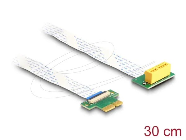 Delock Riser karta PCI Express, ze zástrčky x1 na slot x1 90° pravoúhlý, s kabel