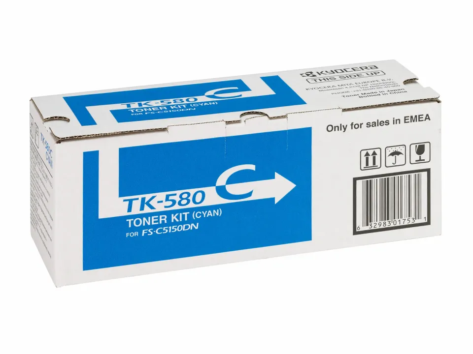 Kyocera toner TK-580C/ FS-C5150DN/ 2 800 stran/ azurový