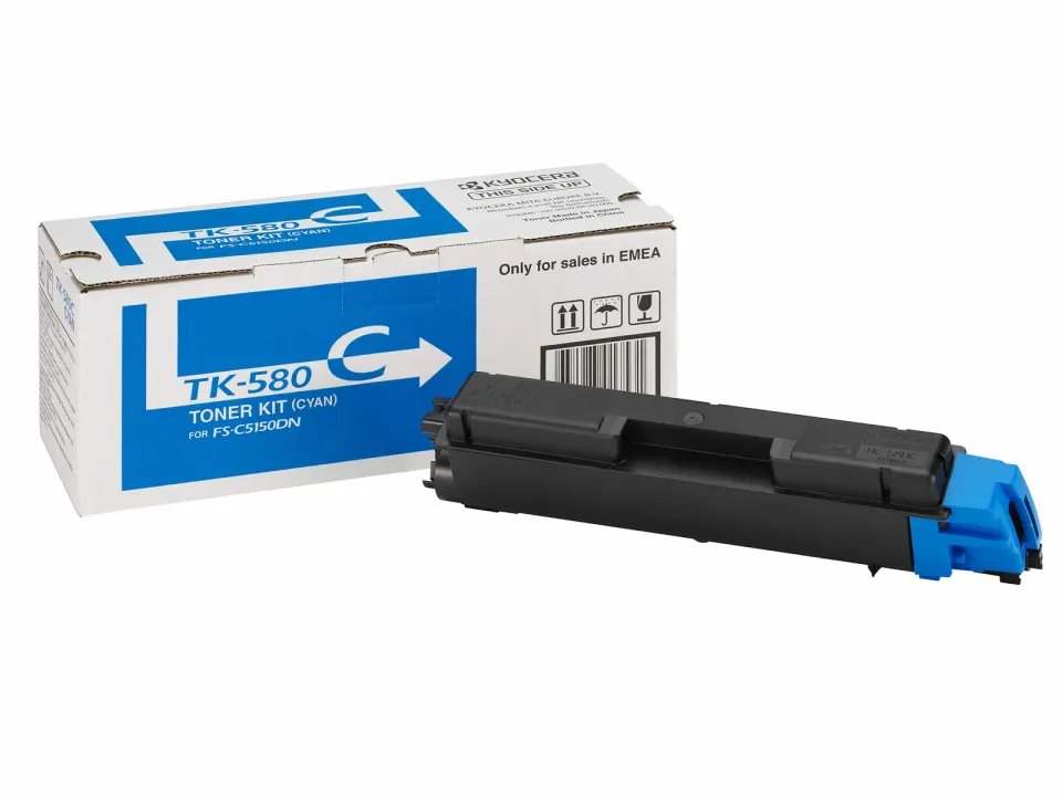 Kyocera toner TK-580C/ FS-C5150DN/ 2 800 stran/ azurový