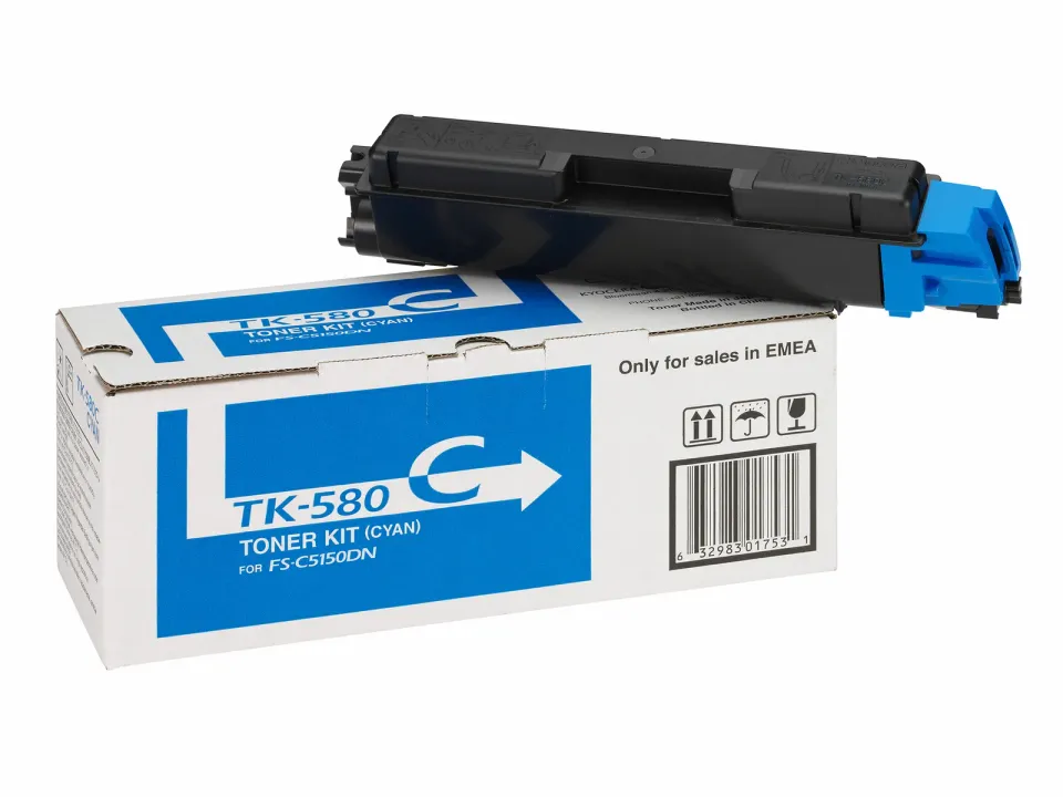 Kyocera toner TK-580C/ FS-C5150DN/ 2 800 stran/ azurový