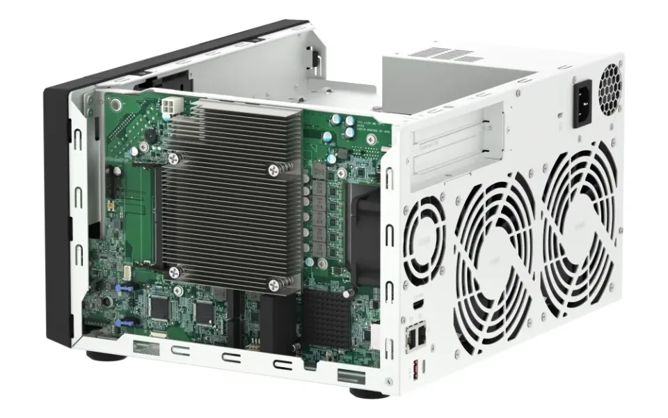 QNAP TVS-h874-i7-32G (12core (i7), ZFS, 32GB RAM, 8x SATA, 2x M.2 NVMe, 2x PCIe, 2x 2,5GbE, HDMI 4K)